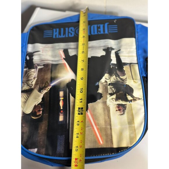 VTG 1999 Star Wars The Phantom Menace Backpack Jedi vs Sith Obi-Wan Kenobi 15.5" - Picture 8 of 8